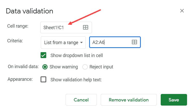 Cách tạo nhiều lựa chọn trong danh sách thả xuống trong Google Sheets
